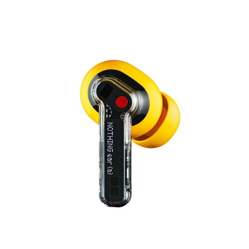 Nothing Ear (a) Headset True Wireless Stereo (TWS) In-ear Calls/Music USB Type-C Bluetooth Transparent, Yellow