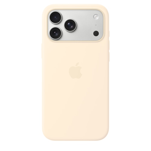 Apple iPhone 17 Pro Max Silicone Case with MagSafe  Vanilla