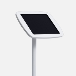 Bouncepad Original Elevate (inc USB Cable) | Samsung Galaxy Tab S7 FE 12.4 (2021) | White | Covered Front Camera and Home Button