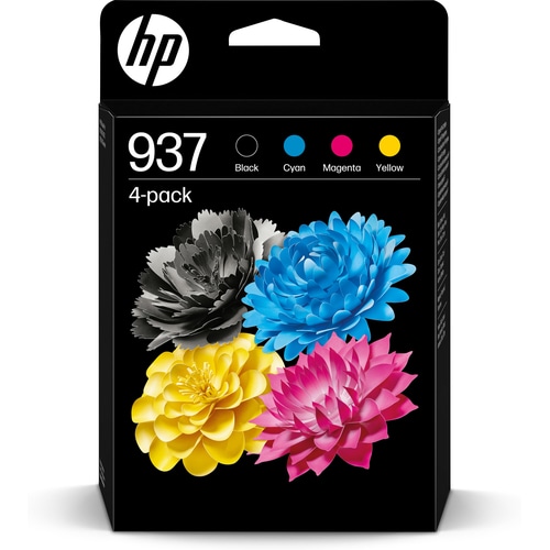 HP 937 CMYK Original Ink Cartridge 4-Pack