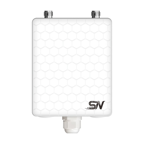 SilverNet SIL-BASE bridge/repeater Network bridge 2500 Mbit/s White