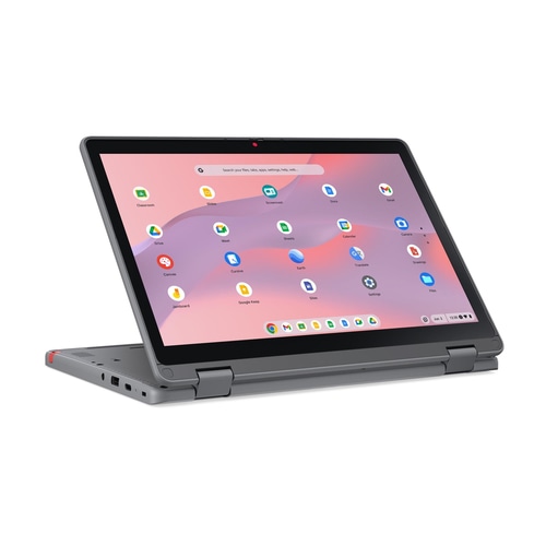Lenovo Chrome 500e 2in1 G5 M89 MediaTek Kompanio 540 Chromebook 29.5 cm (11.6) Touchscreen HD 8 GB LPDDR5x-SDRAM 64 GB UFS Wi-Fi 7 (802.11be) ChromeOS English Grey