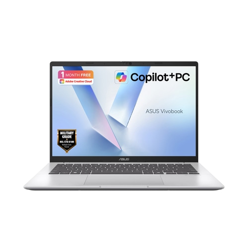 ASUS Vivobook 14 X1407AA-LY001W Copilot+ PC Intel Core Ultra 5 325 Laptop 35.6 cm (14) WUXGA 16 GB DDR5-SDRAM 512 GB SSD Wi-Fi 6 (802.11ax) Windows 11 Home Silver