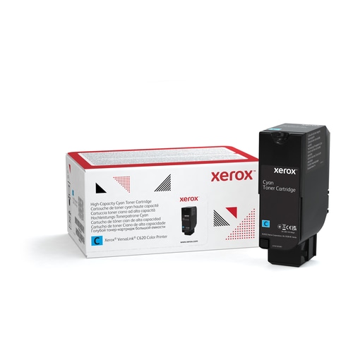 Xerox Genuine  VersaLink C620 Color Printer Cyan High capacity Toner Cartridge (12000 Pages) - 006R04625