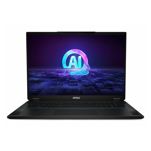 MSI Stealth 18 AI STUDIO A1VGG-001UK Intel Core Ultra 9 185H Laptop 45.7 cm (18) UHD+ 32 GB DDR5-SDRAM 2 TB SSD NVIDIA GeForce RTX 4070 Wi-Fi 7 (802.11be) Windows 11 Pro Black