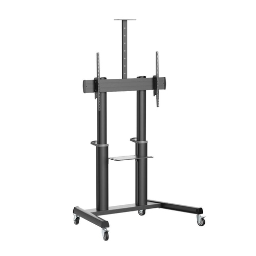 Tripp Lite DMCS70120AMUL Safe-IT Heavy-Duty Rolling Cart for 70 to 120 Displays, UL Certified, Antimicrobial Protection
