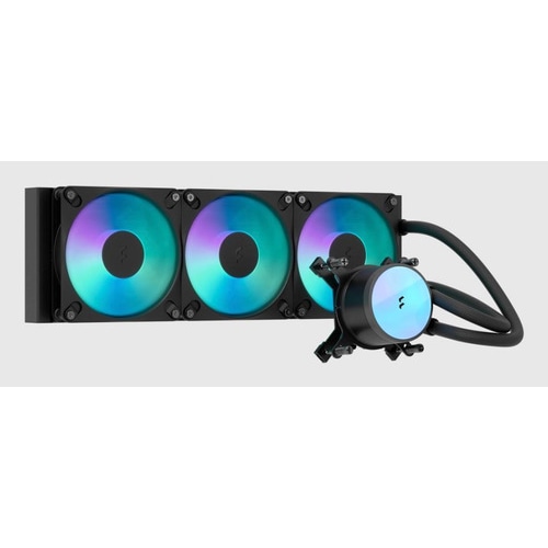 Fractal Design Radius 360 RGB Black Processor All-in-one liquid cooler 12 cm 1 pc(s)