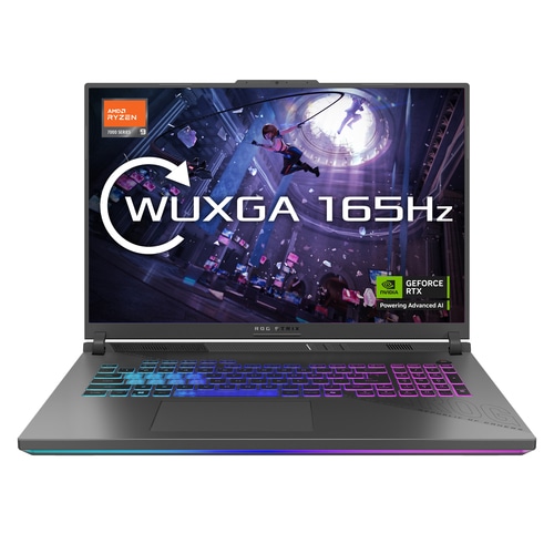 ASUS ROG Strix G16 G614PR-RV016W AMD Ryzen 9 7940HX Laptop 40.6 cm (16) WUXGA 16 GB DDR5-SDRAM 1 TB SSD NVIDIA GeForce RTX 5070 Ti Wi-Fi 6E (802.11ax) Windows 11 Home Black, Grey