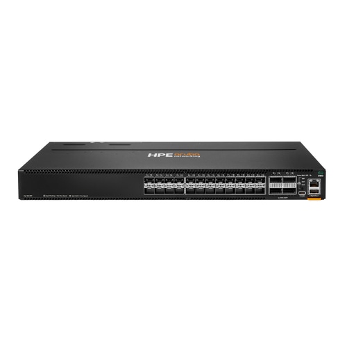 HPE Aruba Networking CX 8100 24p SFP+ 25G 4p QSFP28 100G Back-to-Front 3xFan 2xAC Bundle