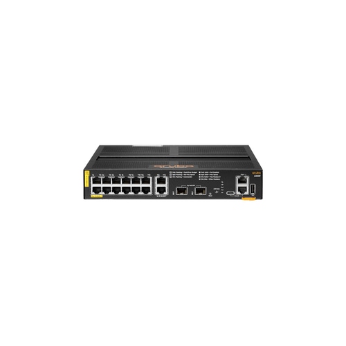 HPE Aruba Networking CX 6200F 12G Class4 PoE 2G/2SFP+ 139W Managed L3 Gigabit Ethernet (10/100/1000) Power over Ethernet (PoE) 1U