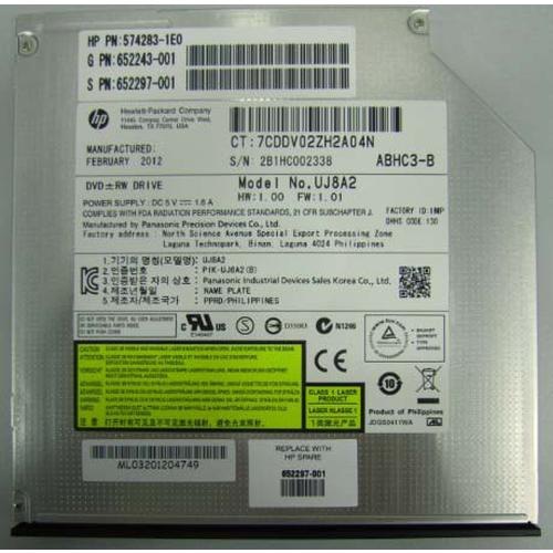 Hewlett Packard Enterprise 652297-001 optical disc drive Internal DVDRW Black