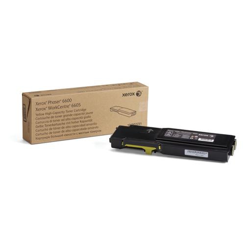 Xerox Genuine Phaser 6600 / WorkCentre 6605 Yellow Toner Cartridge - 106R02231