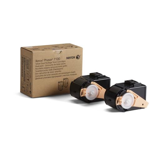 Xerox Genuine Phaser 7100 Yellow Toner Cartridge - 106R02604