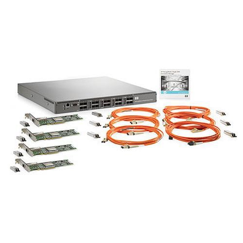 Hewlett Packard Enterprise StorageWorks 8Gb Simple SAN Connection Kit Managed 1U Grey
