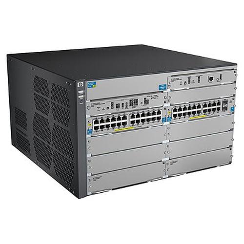 Hewlett Packard Enterprise 8206-44G-PoE+-2XG v2 zl Managed L3 Gigabit Ethernet (10/100/1000) Power over Ethernet (PoE) 6U Black, Grey