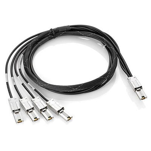 Hewlett Packard Enterprise AN975A Serial Attached SCSI (SAS) cable 2 m Black