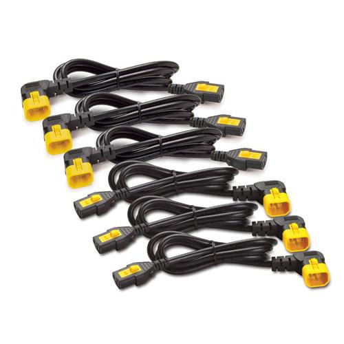 APC C13 - C14 (90 Deg), 1.8m, 6-pack Black, Yellow 1.83 m C13 coupler C14 coupler
