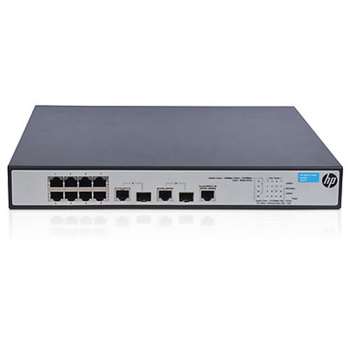 Hewlett Packard Enterprise 1910-8 -PoE+ Managed Fast Ethernet (10/100) Power over Ethernet (PoE) Black