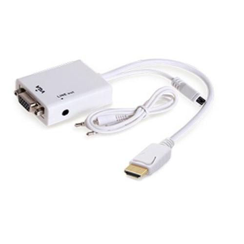 AddOn Networks HDMI2VGAA video cable adapter White