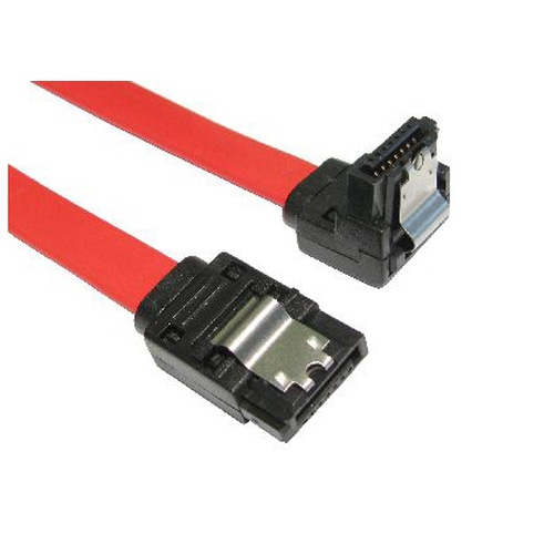 Cables Direct NLRB-304LOCK SATA cable 0.45 m SATA 7-pin Red