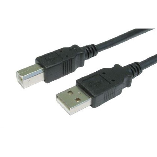 Cables Direct USB2-102K USB cable 2 m USB 2.0 USB A USB B Black