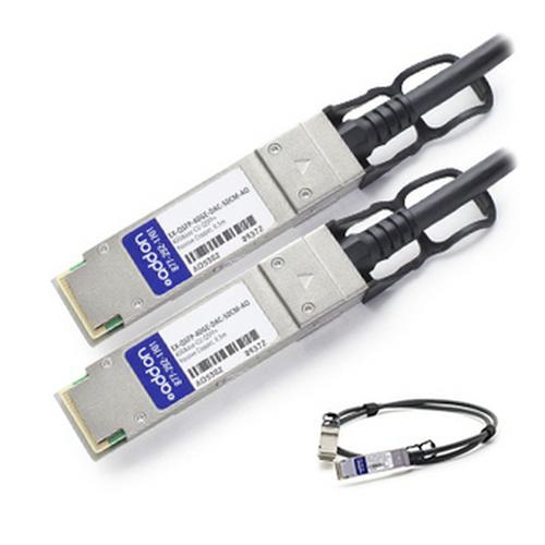 AddOn Networks EXQSFP40GEDAC50CM-AO InfiniBand cable 0.5 m QSFP+ Black