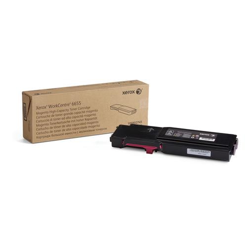 Xerox Genuine WorkCentre 6655 / 6655i Magenta High Capacity Toner Cartridge (7,500 pages) - 106R02745