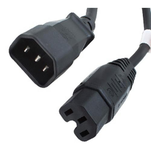 Origin Storage 2m Power Cable - PDU to Switch IEC C14(M)-IEC C15(F)