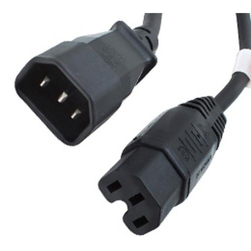 Origin Storage 3m Power Cable - PDU to Switch IEC C14(M)-IEC C15(F)