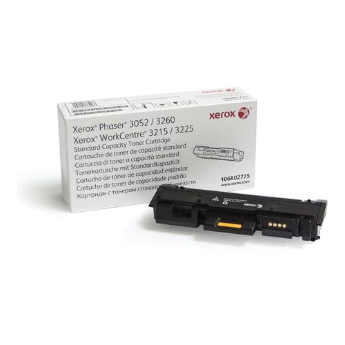 Xerox Genuine Phaser 3260 / WorkCentre 3225 Black Standard Capacity Toner Cartridge (1500 pages) - 106R02775