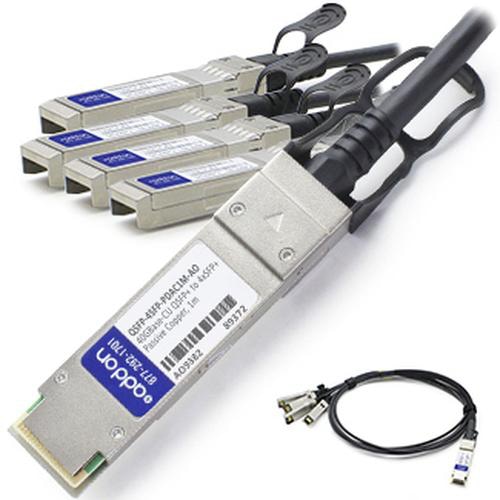 AddOn Networks QSFP-4SFP-PDAC3M-AO InfiniBand cable 3 m QSFP+ 4xSFP+ Black