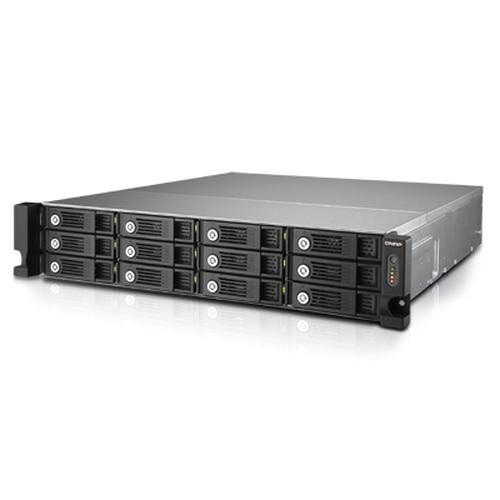 QNAP TVS-1271U-RP NAS Rack (2U) Ethernet LAN Black, Grey i5-4590S