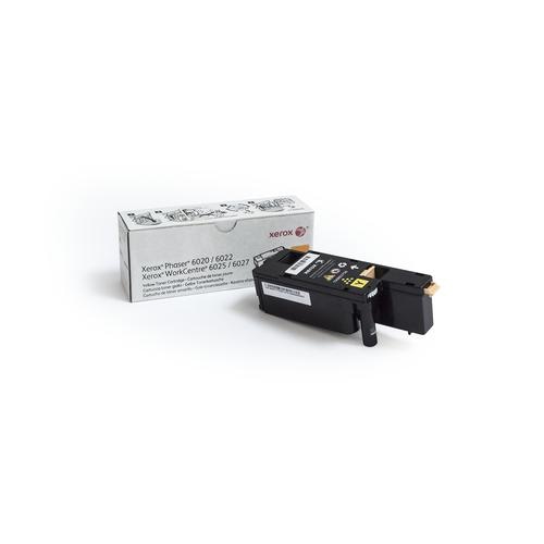 Xerox Genuine Phaser 6020 / 6022 / WorkCentre 6025 / 6027 Yellow Standard Capacity Toner Cartridge (1,000 pages) - 106R02758