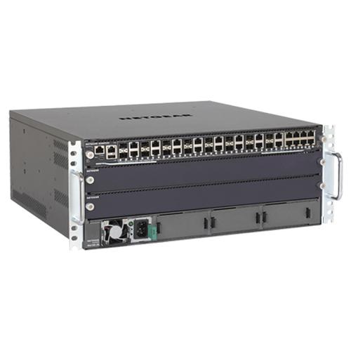 NETGEAR M6100-24X3 Managed L3 Gigabit Ethernet (10/100/1000) 4U Black, Grey