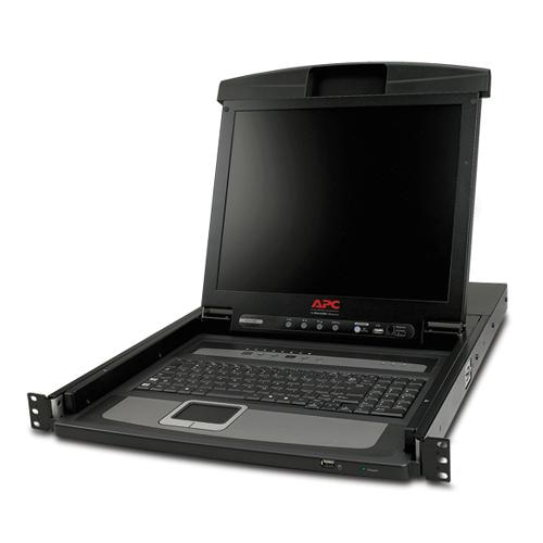 APC AP5808 rack console 43.2 cm (17) Black