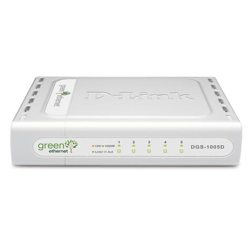 D-Link 5-Port 10/100/1000 Desktop Switch Unmanaged