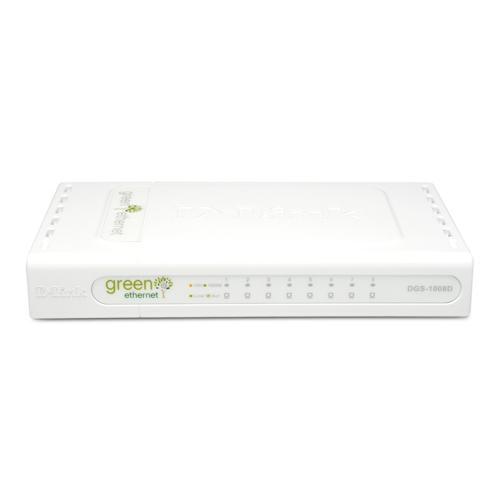 D-Link 8-port 10/100/1000Mbps Gigabit Switch Unmanaged