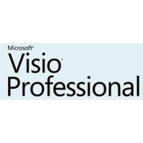 Microsoft Visio Professional, GOV, OL D, Lic/SA, 1Y-Y1 Government (GOV)