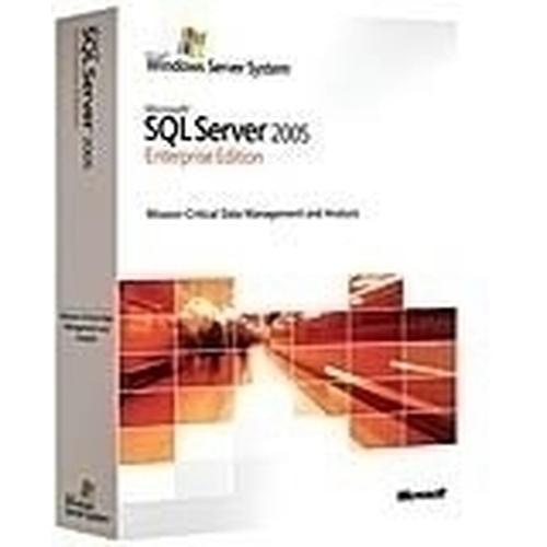 Microsoft SQL Server 2005 Enterprise Edition, Win32 English SA OLV NL 3YR Acq Y1 Addtl Prod