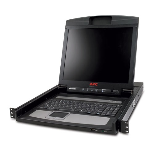 APC AP5717UK rack console 43.2 cm (17) Black