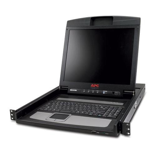 APC AP5717F rack console 43.2 cm (17) Black