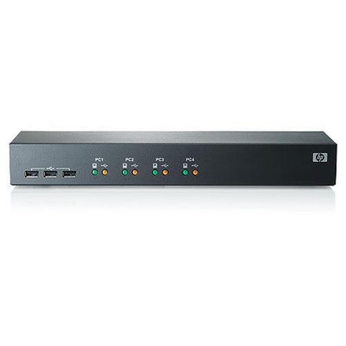 Hewlett Packard Enterprise AF611A KVM switch Rack mounting Black