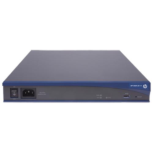 Hewlett Packard Enterprise A-MSR20-11 wireless router Fast Ethernet Blue