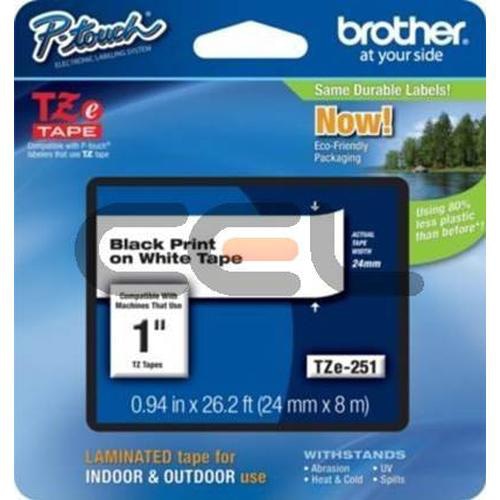 Brother TZE251CIV label-making tape TZ